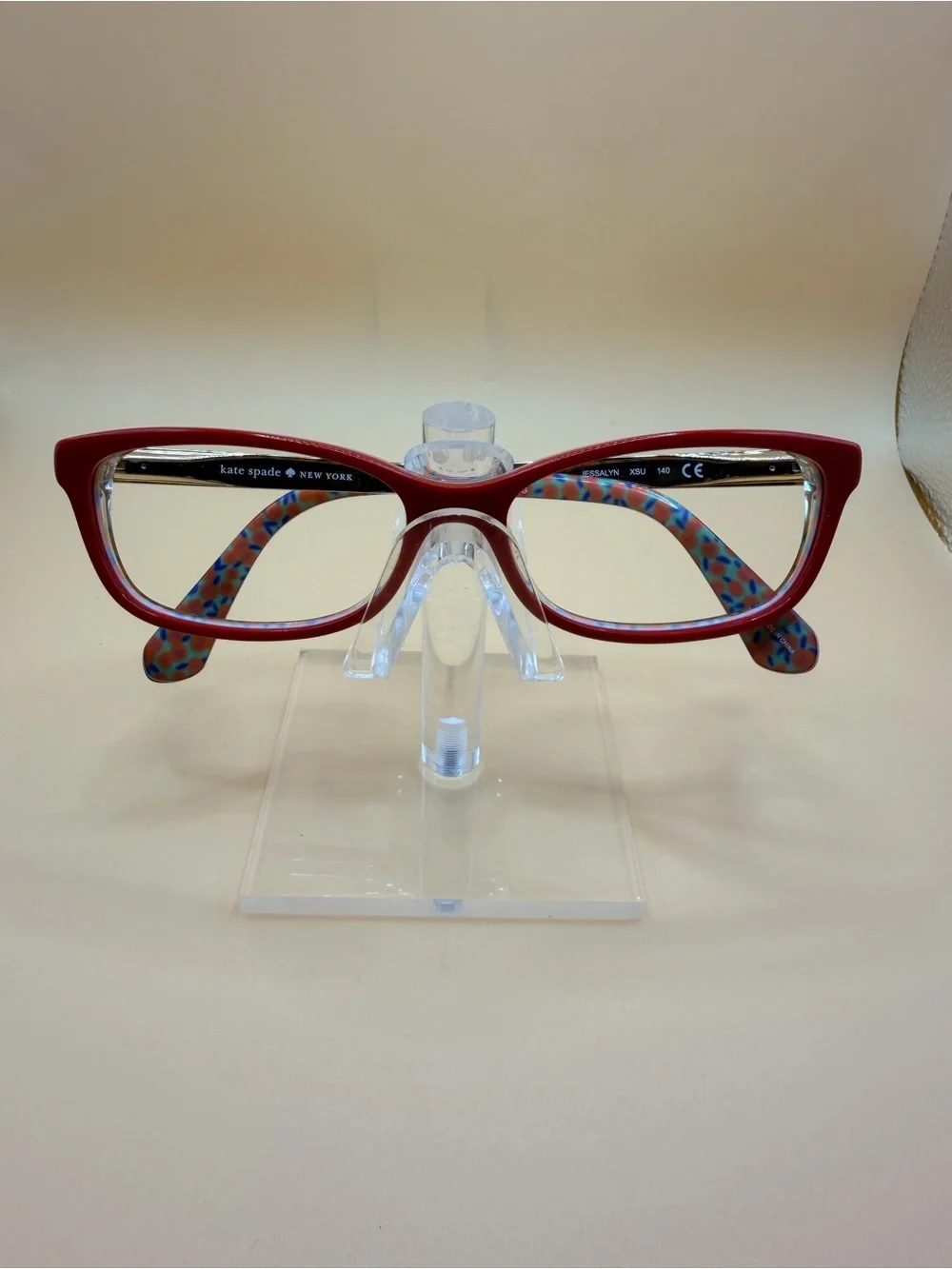 kate spade Red Cat-Eye Glasses